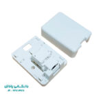 کیستون باکس روکار شبکه CAT6 UTP تک پورت شاتر دار - Image 2