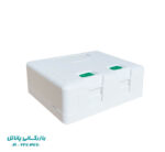 کیستون باکس روکار شبکه CAT6 UTP دو پورت شاتر دار - Image 3