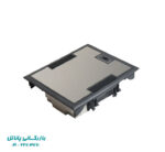 باکس کف خواب لگراند توکار 12 ماژول درب استیل 89620