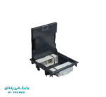 باکس کف خواب لگراند توکار 12 ماژول درب استیل 89620 - Image 2